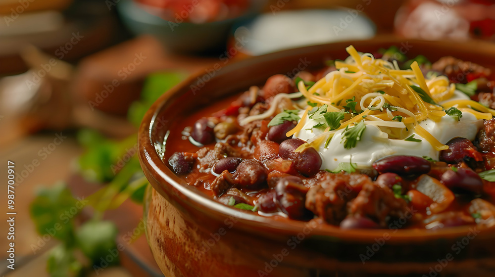 Delicious Beef Chili with Toppings Recipe Inspiration Delicious Beef Chili with Toppings Recipe Inspiration