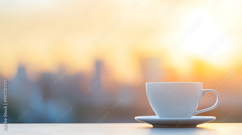 Peaceful Morning Coffee on Rooftop with City Skyline - Serene Sips Amidst Urban Hustle Ideal for Relaxation Lifestyle and Cityscape Themes Peaceful Morning Coffee on Rooftop with City Skyline - Serene Sips Amidst Urban Hustle Ideal for Relaxation Lifestyle and Cityscape Themes