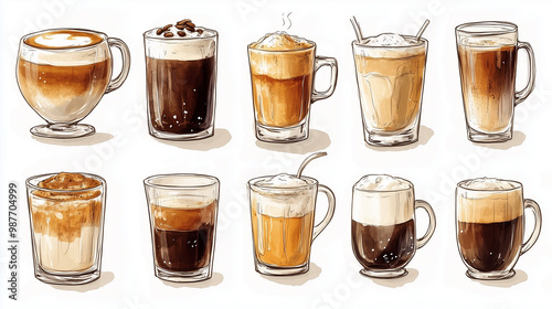 Coffee is a rich, aromatic drink that awakens the senses.