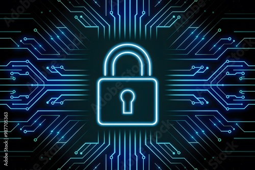 Cyber security background
