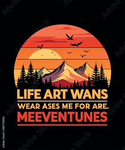 Adventure T-shirt Design