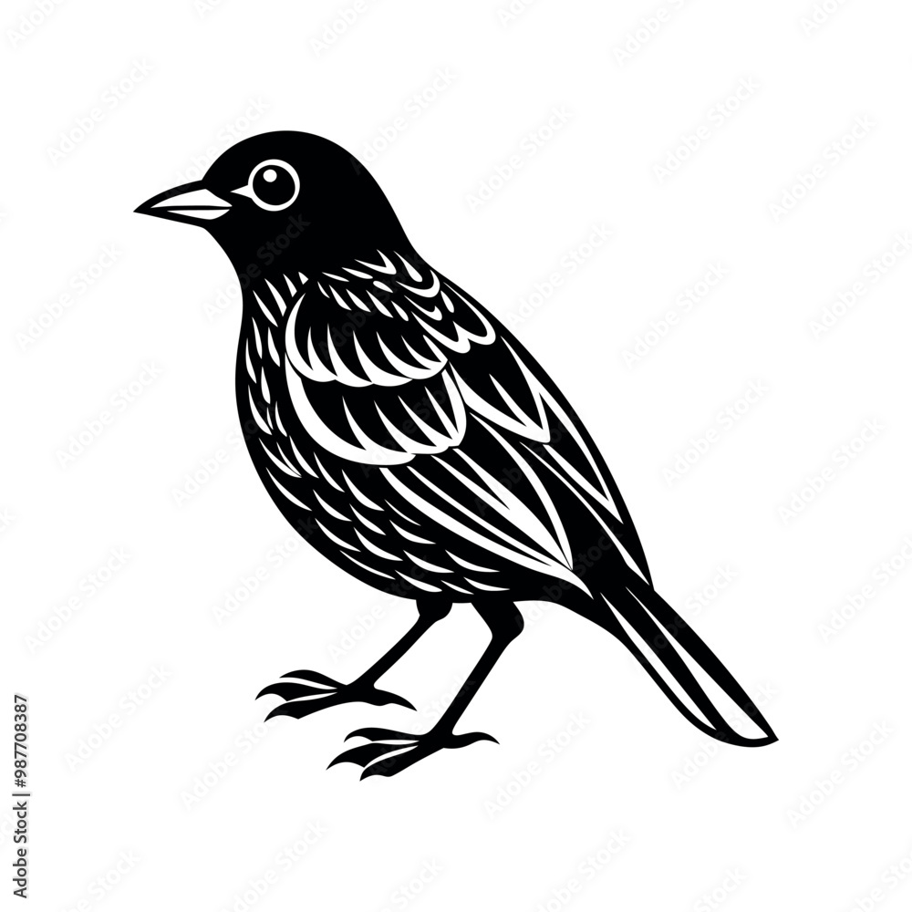 Fototapeta premium bird silhouette vector