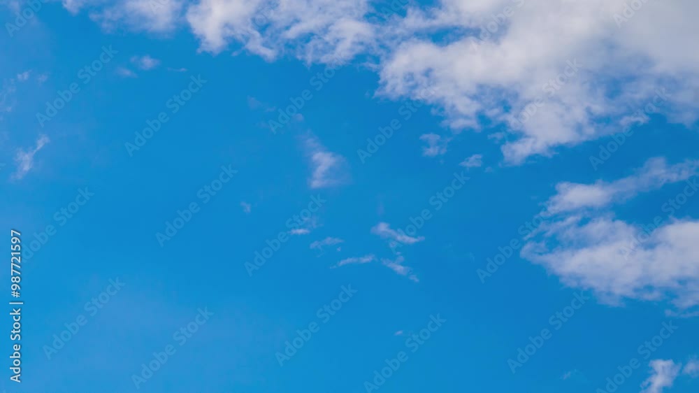 Blue sky and white clouds sky background time-lapse photography Blue sky and white clouds sky background time-lapse photography