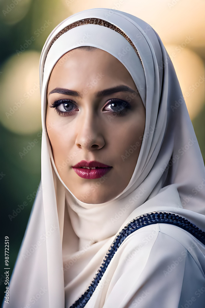 Portrait of a beautiful asian woman wearing hijab Portrait of a beautiful asian woman wearing hijab