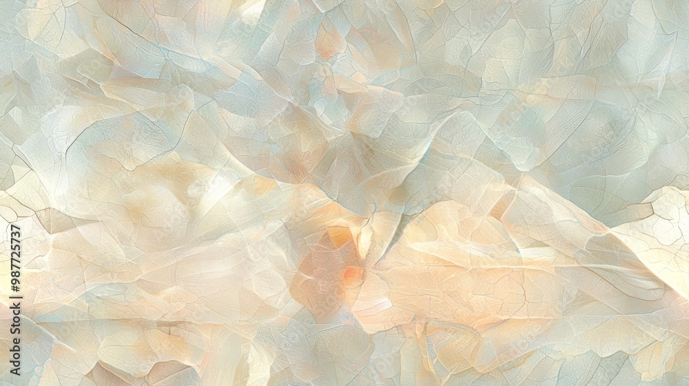 Fototapeta premium Soft and Ethereal: Seamless Moth Wing Representation with Delicate Patterns