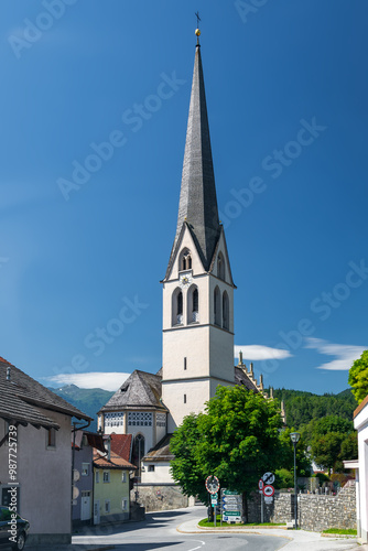 Church of Imst at Tyrol, Austria photo