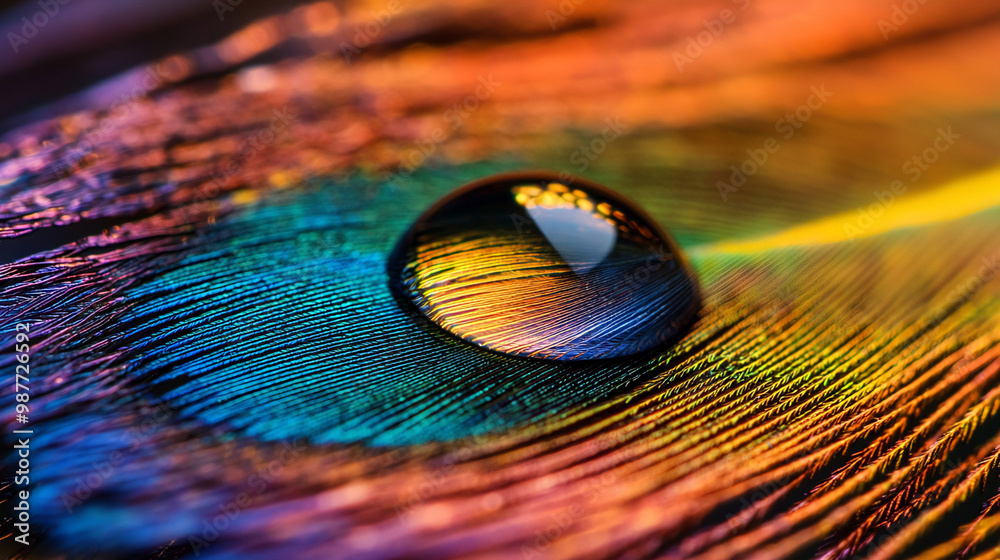 Fototapeta premium A feast of natural colors, generative AI