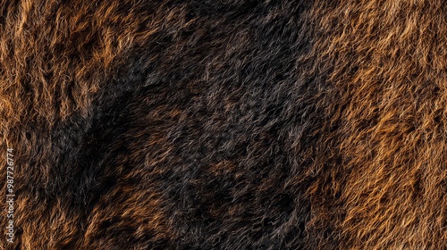 Wallpaper Mural Bison's Strength - Refined Minimalism with Natural Textures and Earthy Tones Torontodigital.ca