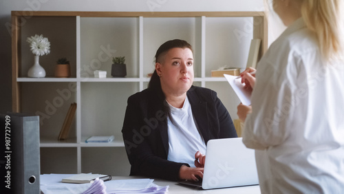 Obraz na płótnie Job interview