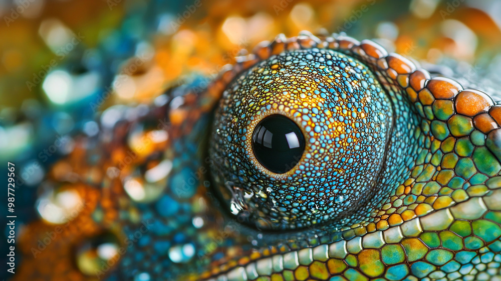 Fototapeta premium A feast of natural colors, generative AI