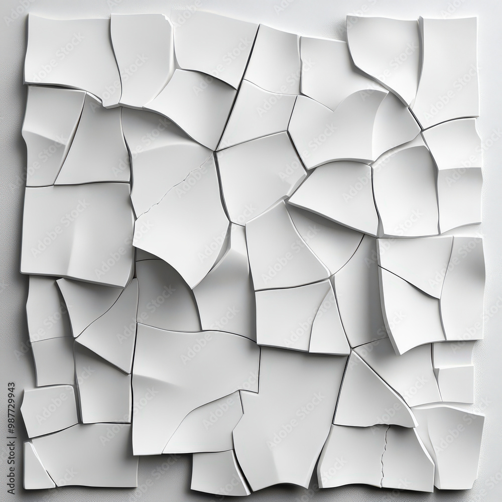 Abstract White Geometric Shapes Background Abstract White Geometric Shapes Background