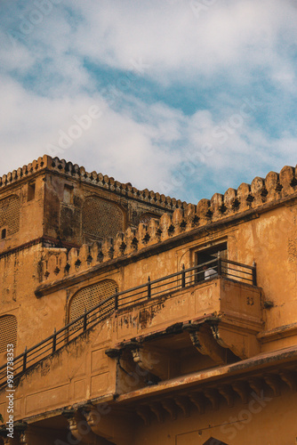 Amber Palace Amer Fort, Rajasthan, India. Built in 1592