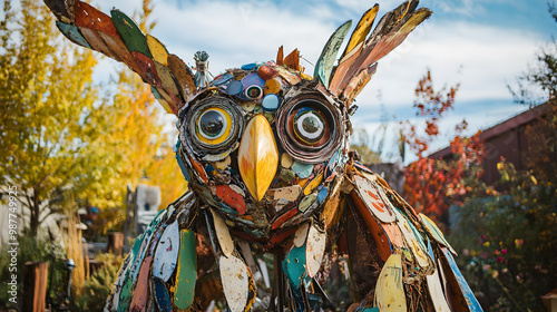 owl in the tree photo