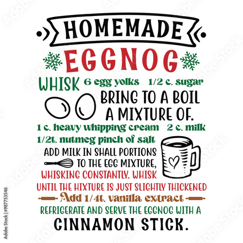 Christmas Cookie Recipe Sign