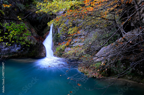 Autumn landscape of the Ure...