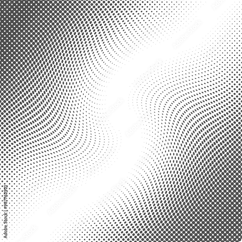 Black and white dotted halftone abstract background. Black and white dotted halftone abstract background.