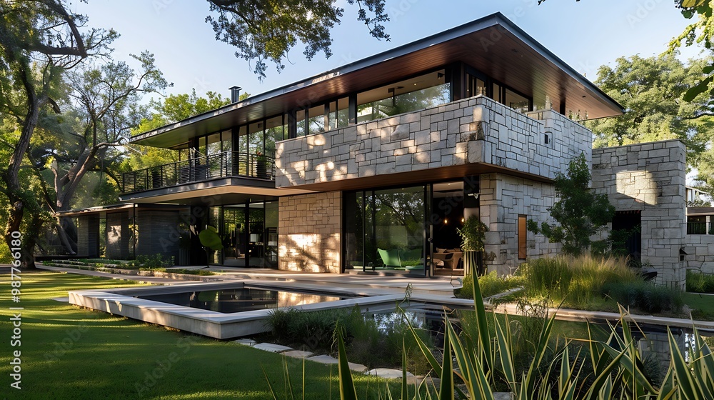 Single family residence with two stories Single family residence with two stories