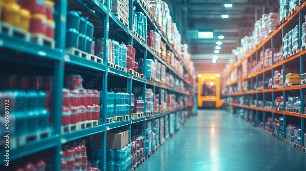 A vast warehouse aisle featuring numerous shelving units filled with bulk inventory items, This keyword highlights the challenges and opportunities associated. A vast warehouse aisle featuring numerous shelving units filled with bulk inventory items, This keyword highlights the challenges and opportunities associated.