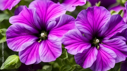 purple flowers in the garden