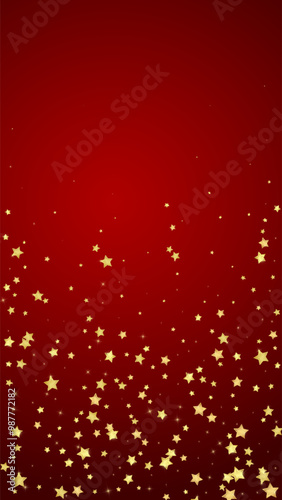 Wallpaper Mural Magic stars vector overlay.  Gold stars scattered Torontodigital.ca
