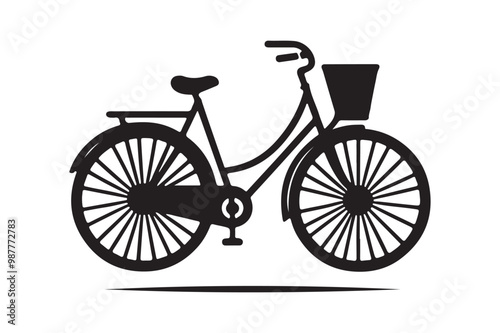 Get Premium Bicycle Silhouette Vector Illustrations for Web & Print