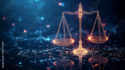 Visual of a digital balance scale weighing taxes against public services, Digital Balance Scale Weighing Taxes vs. Public Services, Illustrating Economic Policy Trade-offs and Legal Fairness