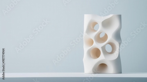 Advanced material prototype with self-cleaning properties, engineered for functional and sustainable applications photo