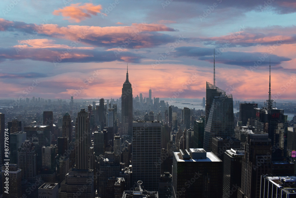 Fototapeta premium city skyline