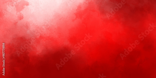 Abstract black and red fantasy watercolor background abstract fire flame grunge texture background. Rough stylized texture banner with copy space. Abstract red grunge background. Vector illustration.