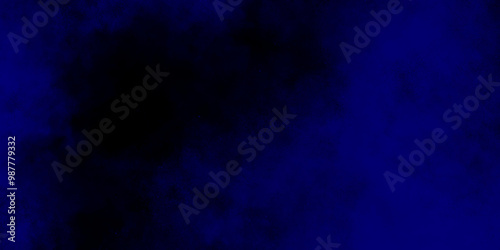 Abstract dark blue watercolor paint black background liquid fluid texture for banner, background. navy blue and black background texture. abstract watercolor background. dark grunge texture.