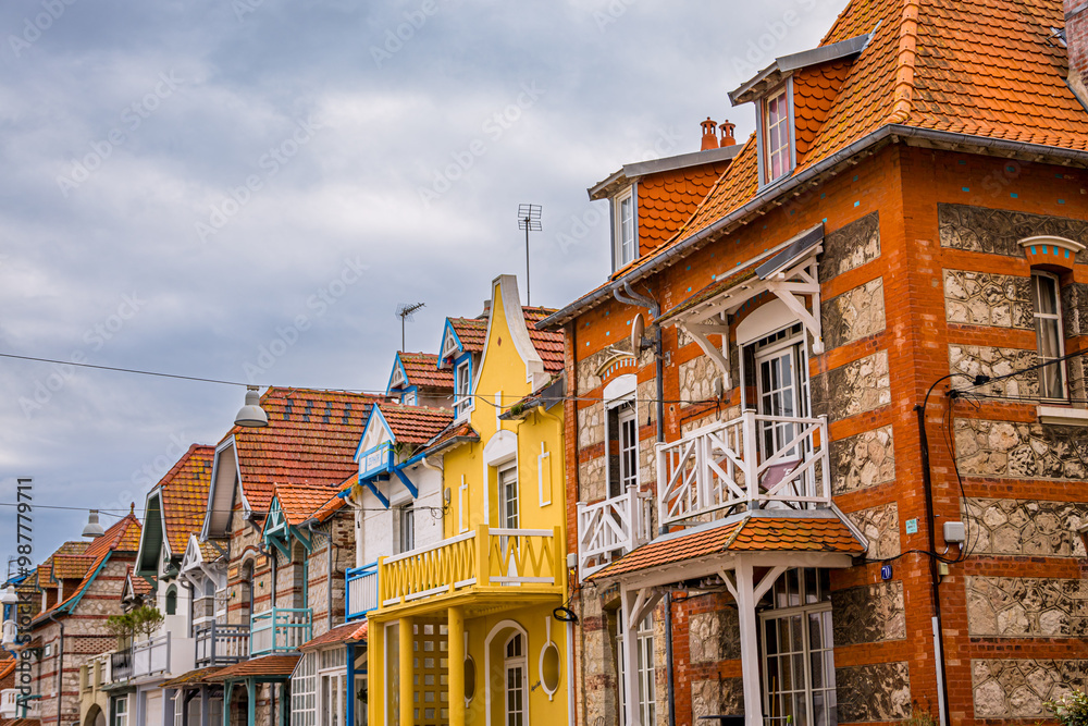 Obraz premium Dans les rues de le Touquet Paris Plage