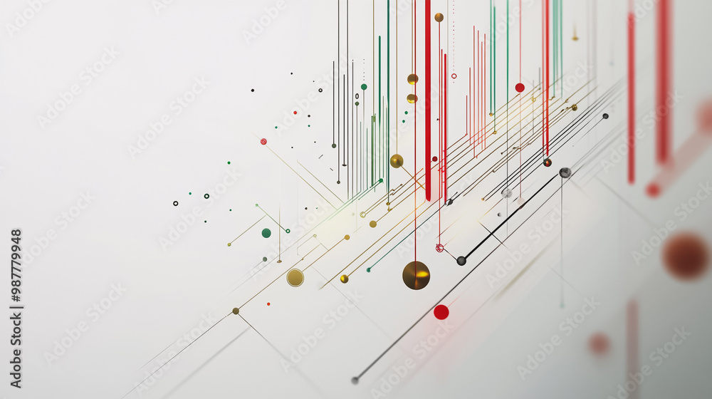 Abstract white background with Colorful geometric and circle lines. Digital future technology . Abstract business connection of lines from nodes innovation of communication in the network. Abstract white background with Colorful geometric and circle lines. Digital future technology . Abstract business connection of lines from nodes innovation of communication in the network.