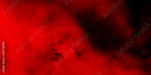 Abstract old grunge red and black wall background texture. dark red horror smoke background. Dark Red vector backdrop with cumulus. Gradient illustration with colorful sky, clouds. 