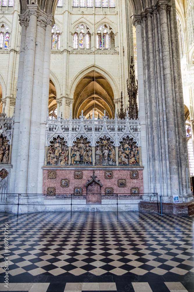 Obraz premium La Cathédrale Notre-Dame d'Amiens