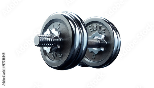 dumbbell isolated on white background