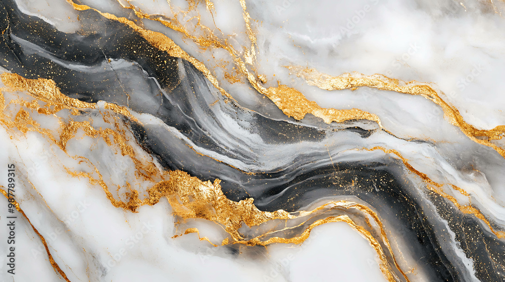Abstract marble texture with white, gray, and gold. Abstract marble texture with white, gray, and gold.