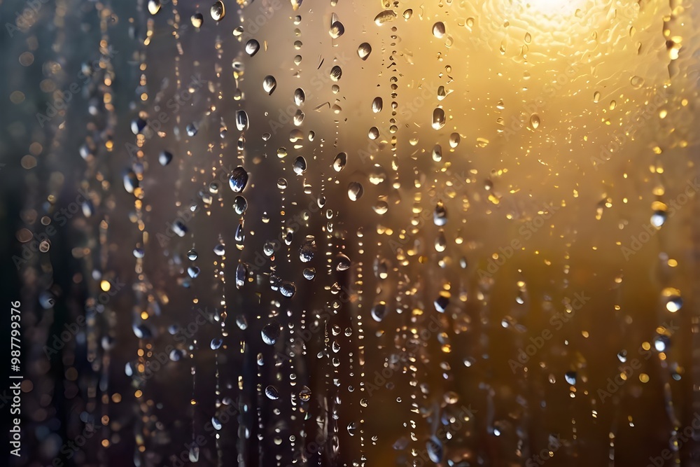 Water Drops on the Window, good as Wallpaper or Background. Water Drops on the Window, good as Wallpaper or Background.