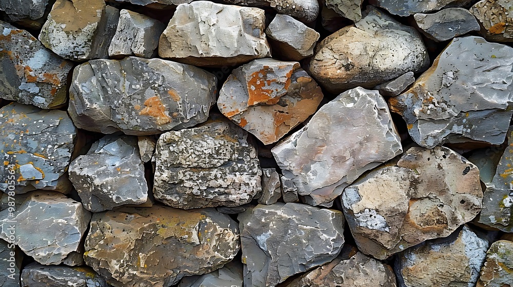 Stones granite and rocks are signs of contrast rough surfaces along Stones granite and rocks are signs of contrast rough surfaces along