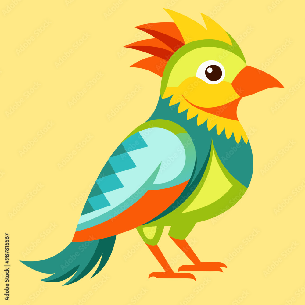 Tropical bird vector Tropical bird vector