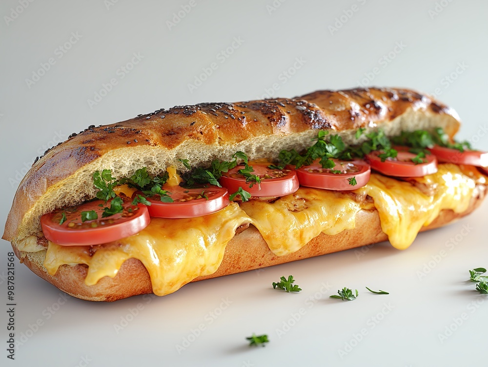 Melted Cheese and Tomato Sandwich: A Delicious and Simple Recipe Melted Cheese and Tomato Sandwich: A Delicious and Simple Recipe