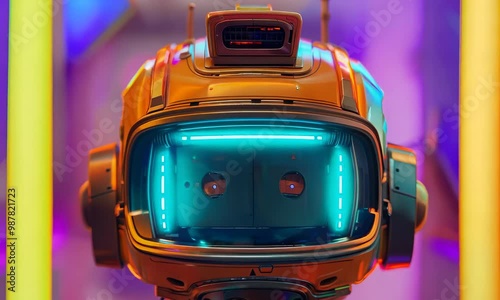 Wallpaper Mural Exploring advanced robotic technology aboard an innovative space station environment Torontodigital.ca