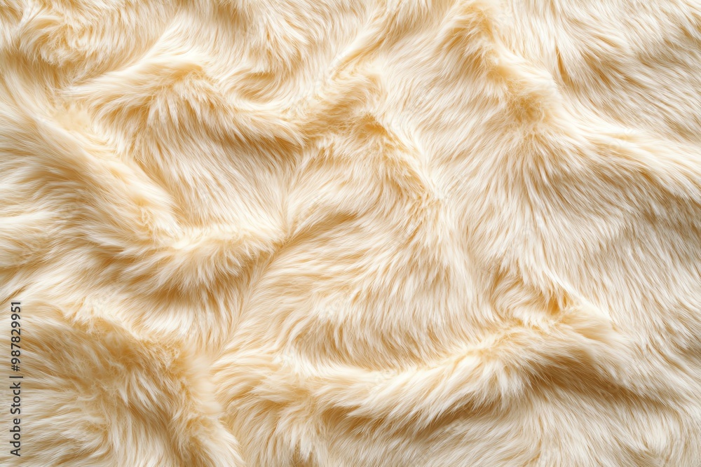 A soft, fluffy fur texture, in neutral tones, creating a feeling of warmth and comfort A soft, fluffy fur texture, in neutral tones, creating a feeling of warmth and comfort