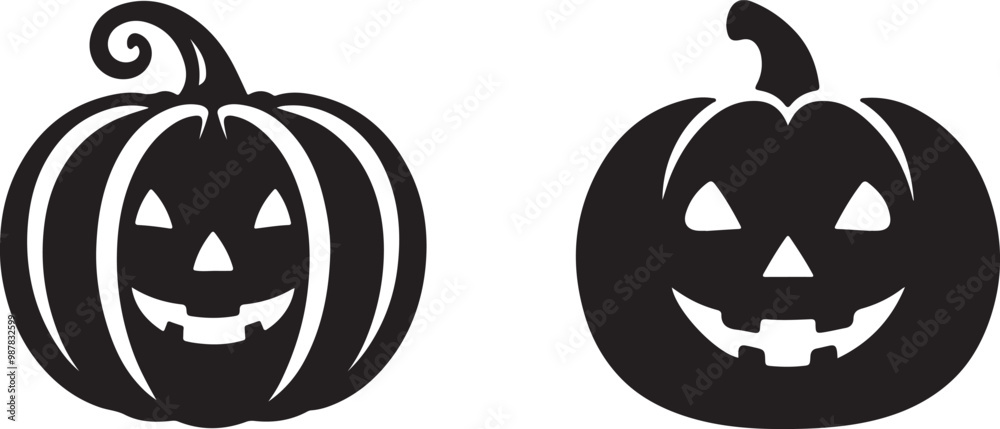 Fototapeta premium Pumpkin vector Art Illustration 