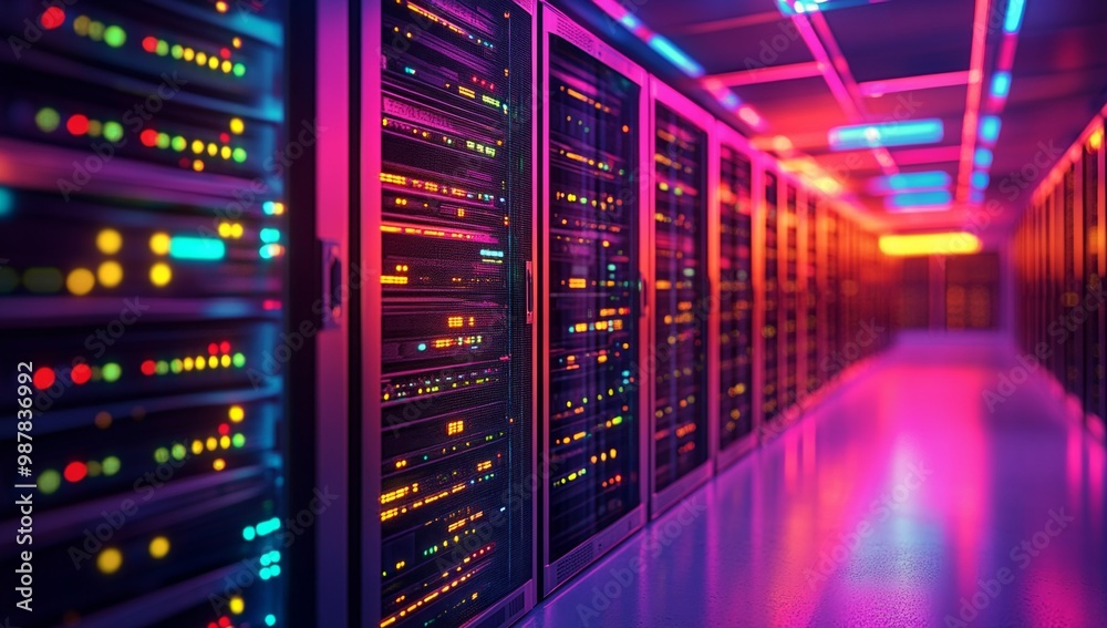 Data center server room
Data center server room