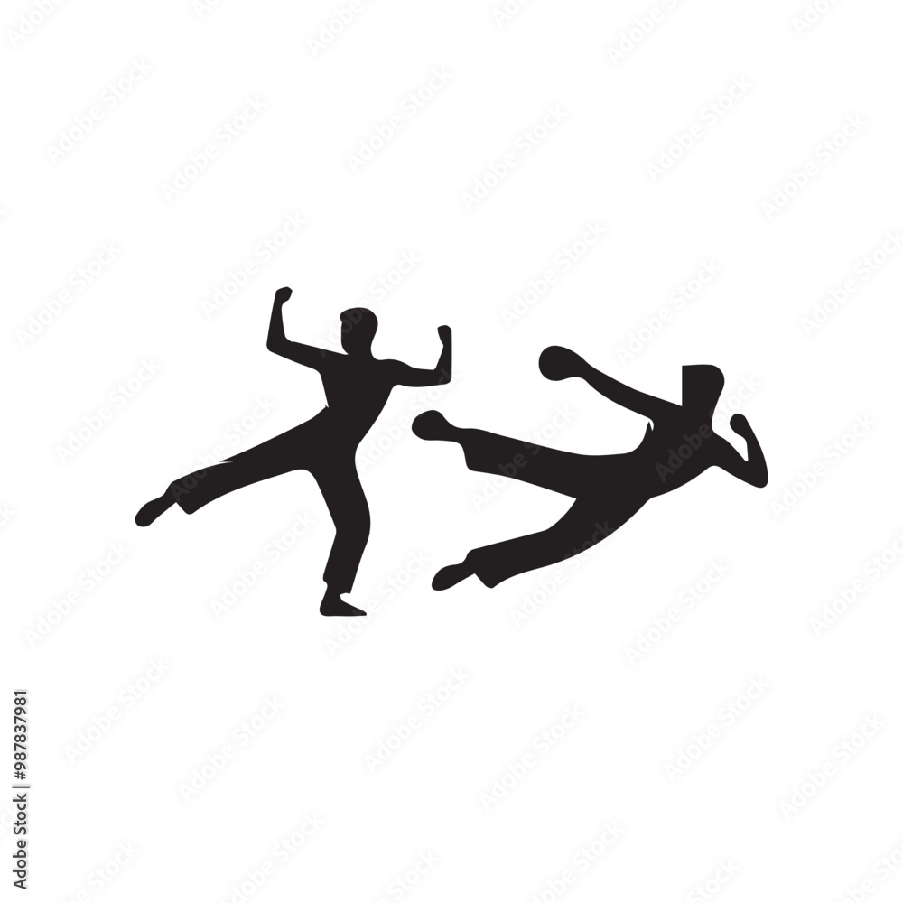 Creative Set Of Illustration Boxing Logo Design Creative Set Of Illustration Boxing Logo Design