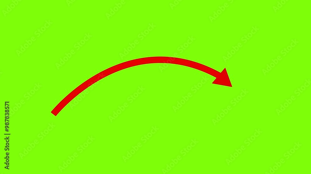 Rising down arrow transparent channel. arrow rising down transparent channel, business growth arrow and graph chart, Business line arrow.