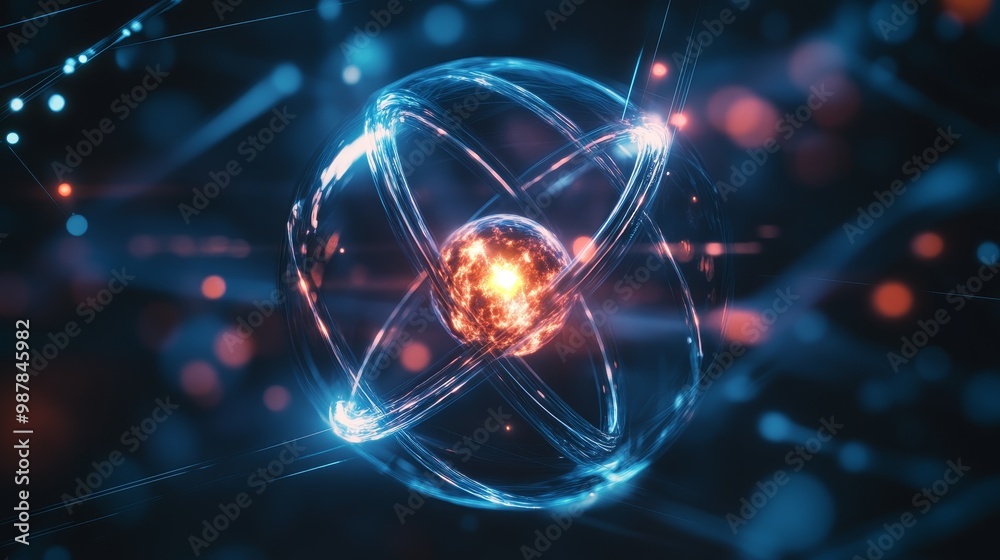 Atomic structure formula composition background Atomic structure formula composition background