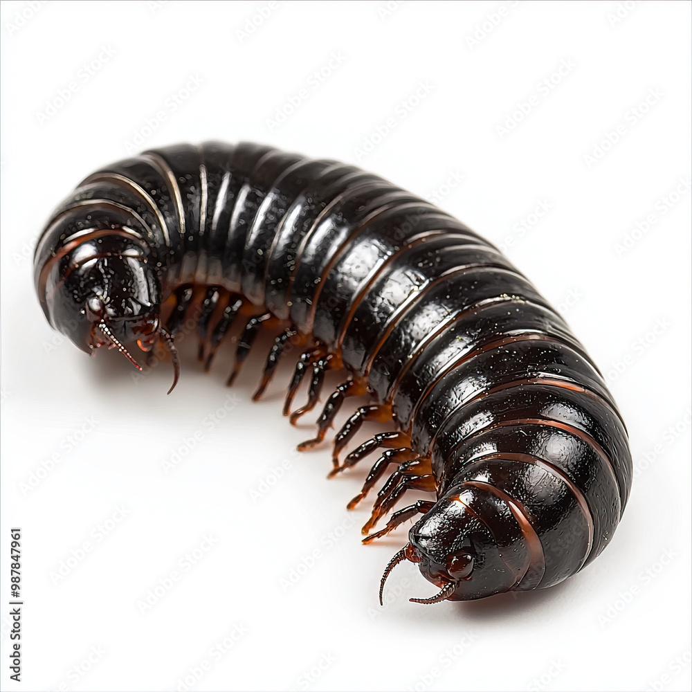 Obraz premium Centipede Isolated