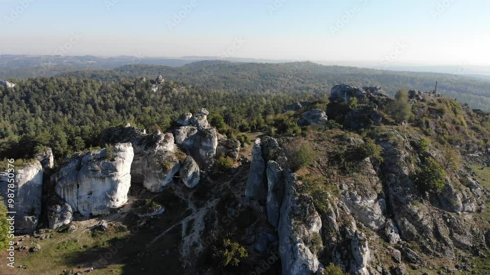 Mount Zborów in Kroczyce, Poland Mount Zborów in Kroczyce, Poland
