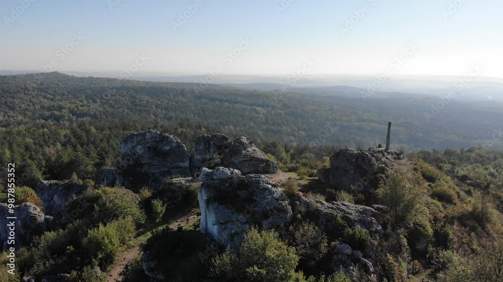 Mount Zborów in Kroczyce, Poland Mount Zborów in Kroczyce, Poland